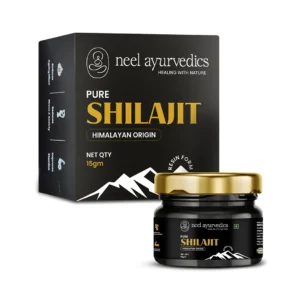 Neel Ayurvedics ShilajIt Resin - 15 Gm | Premium Quality | Boosts Energy